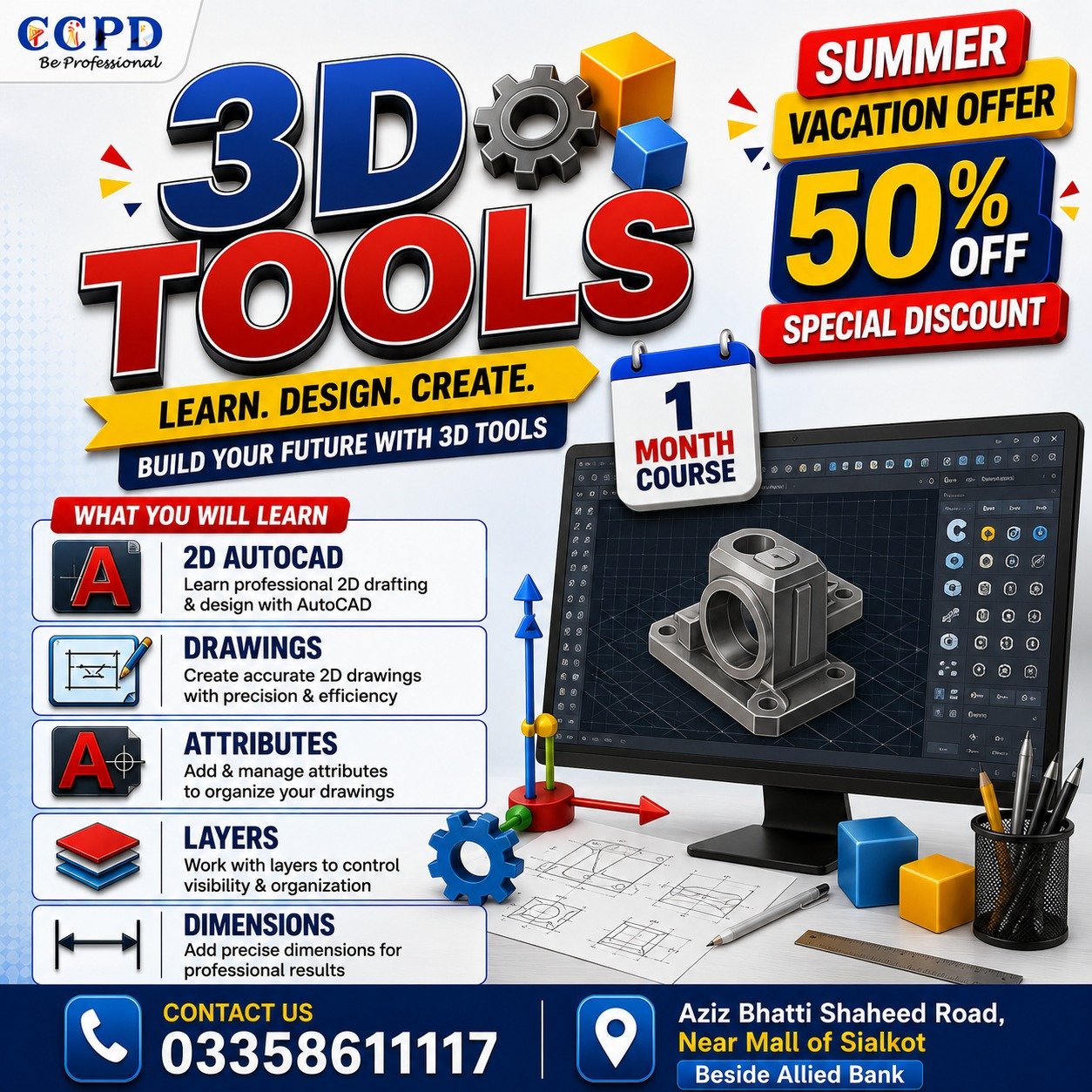 3D tools